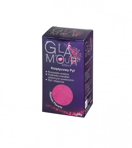 Prah za dekorativne lazure Glamour Effect 10g Rozi