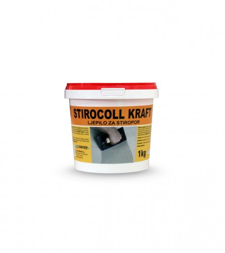 Stirocoll kraft 1kg ljepilo za stiropor