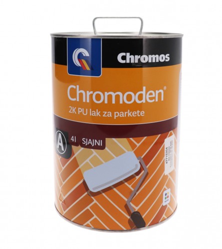 Lak za parket 2K PU sjajni Chromoden 4l 500721