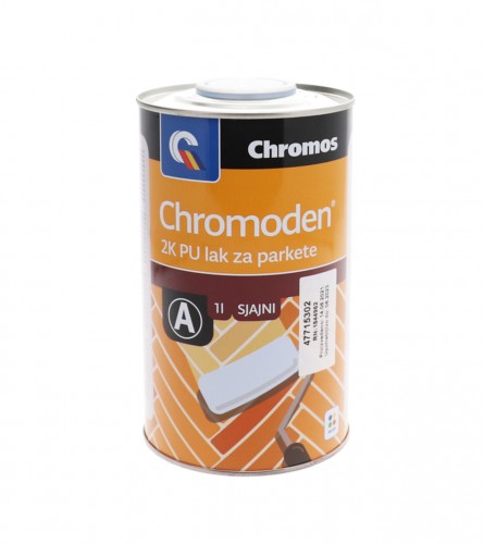 Lak za parket 2K PU sjajni Chromoden 1l 510117