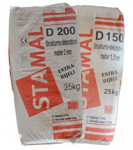 Malter završni fasadni SDM Extra bijeli D150-200 25/1