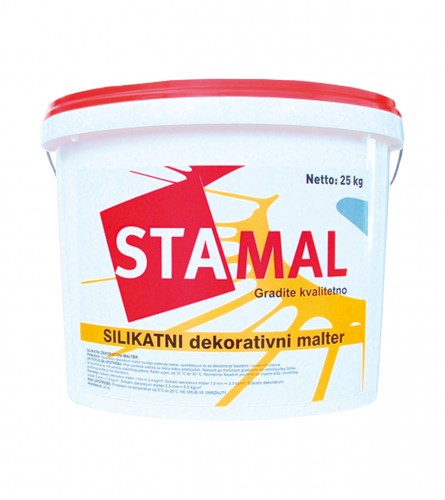 Malter fasadni silikatni dekorativni bijeli 25/1