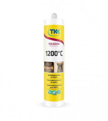 Silikon akrilni 300ml 1200C crni