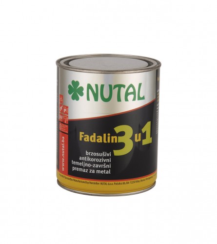 Boja emajl fadalin 3u1 0,75L Bijeli