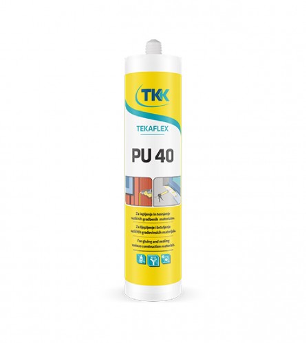 Ljepilo montažno 310ml Tekaflex PU40 sivi