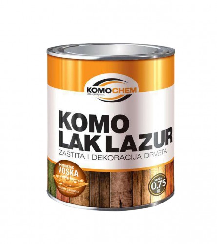 Osnovna boja za drvo Komolaklazur 0,75l Bor