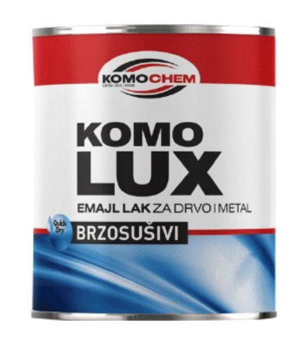 Boja emajl za drvo i metal KOMOLUX brzosušiva 200ml zelena