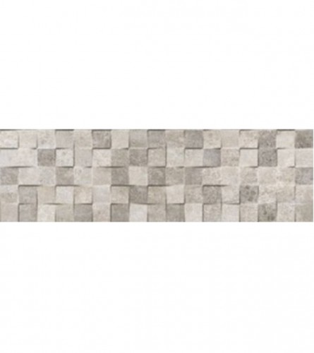 Pločice 25x85cm Brio Kubic Gris