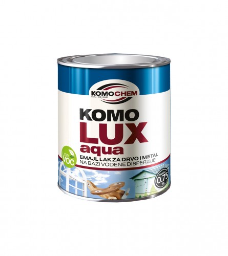 Boja emajl aqua za drvo i metal 0,75l plava
