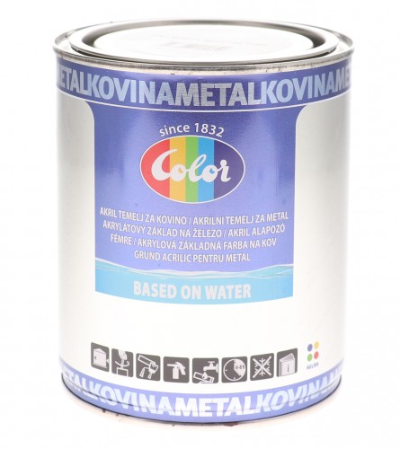 Boja temeljna akrilna za metal 0,65l 000250