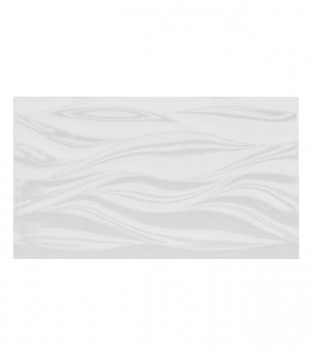 Pločice 33x55cm Blanco Ondas Brilo