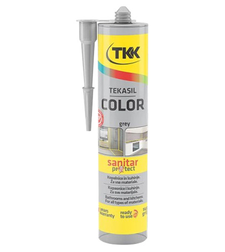 Silikon sanitarni Neutral 300ml Sivi