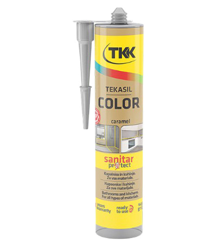 Silikon sanitarni Tekasil Neutral 300ml Karamel
