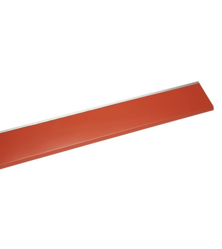 Lajsna za zid i dimnjak 74mm x 1,5m crvena-crna