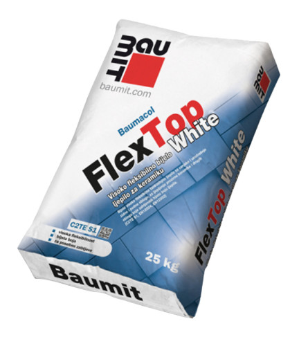 Ljepilo za pločice Flextop bijelo 25kg