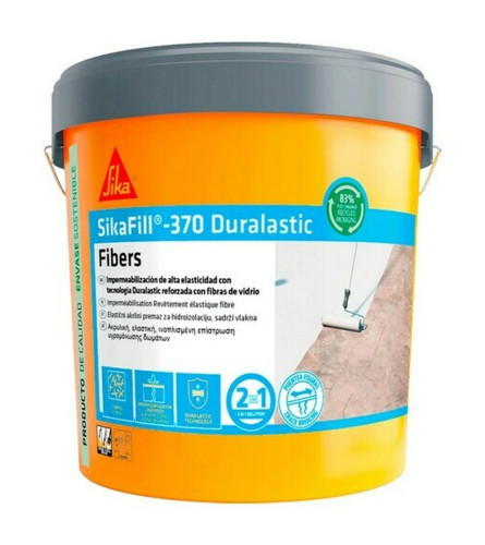 Premaz elastični SIKAFILL -370 FIBERS 1kg sivi