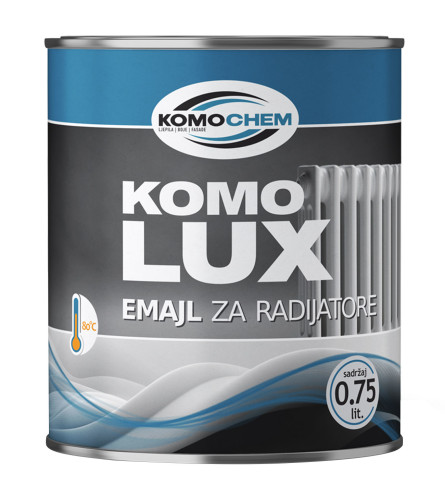Boja emajl lak za radijatore KOMOLUX 0,75l 7290