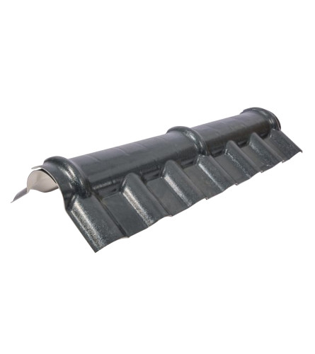 Sljemenjak PVC 4x104cm Sivi
