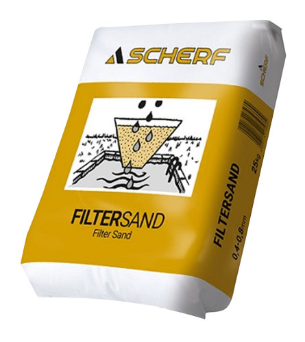 Pijesak filter za prečišćavanje vode 0,4-0,8mm 25kg 17566