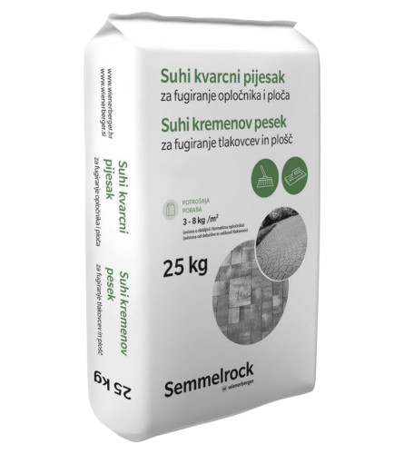 Pijesak kvarcni 0,1-1,0mm 25kg sivi Murexin 61811936