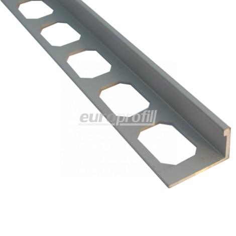 41769 Profil Al ravni 12mm L završni 2,7m srebro mat 421