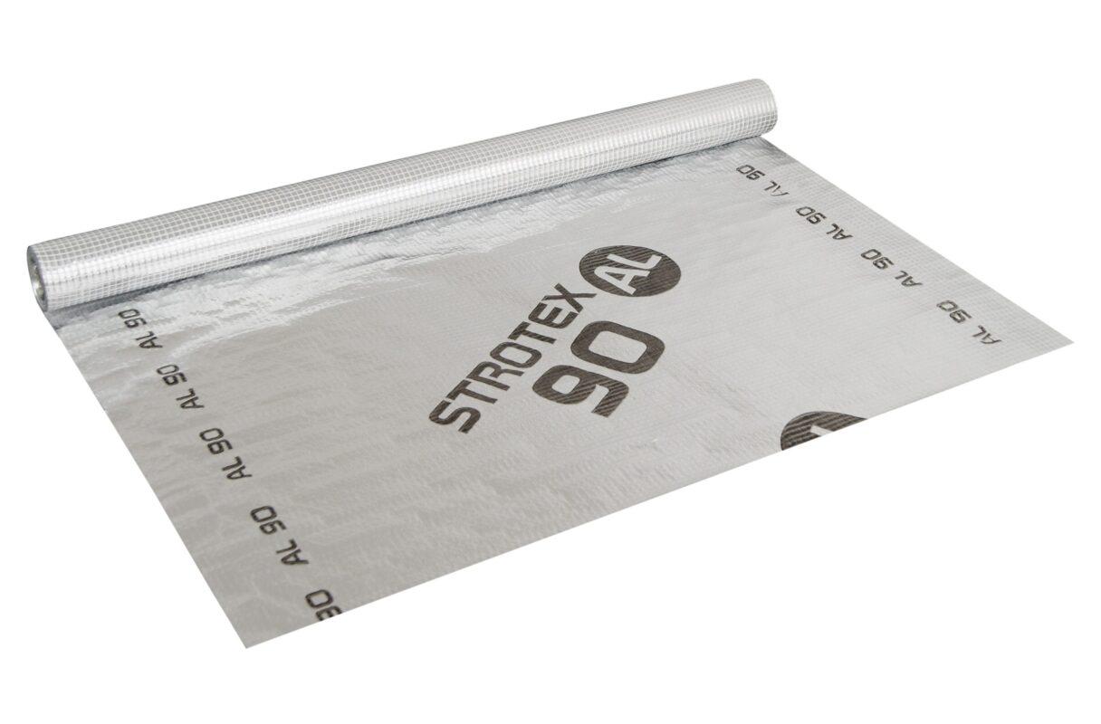 Folija parna brana STROTEX ALU 90 PREMIUM aluminijska (rolna 75m2) armirana