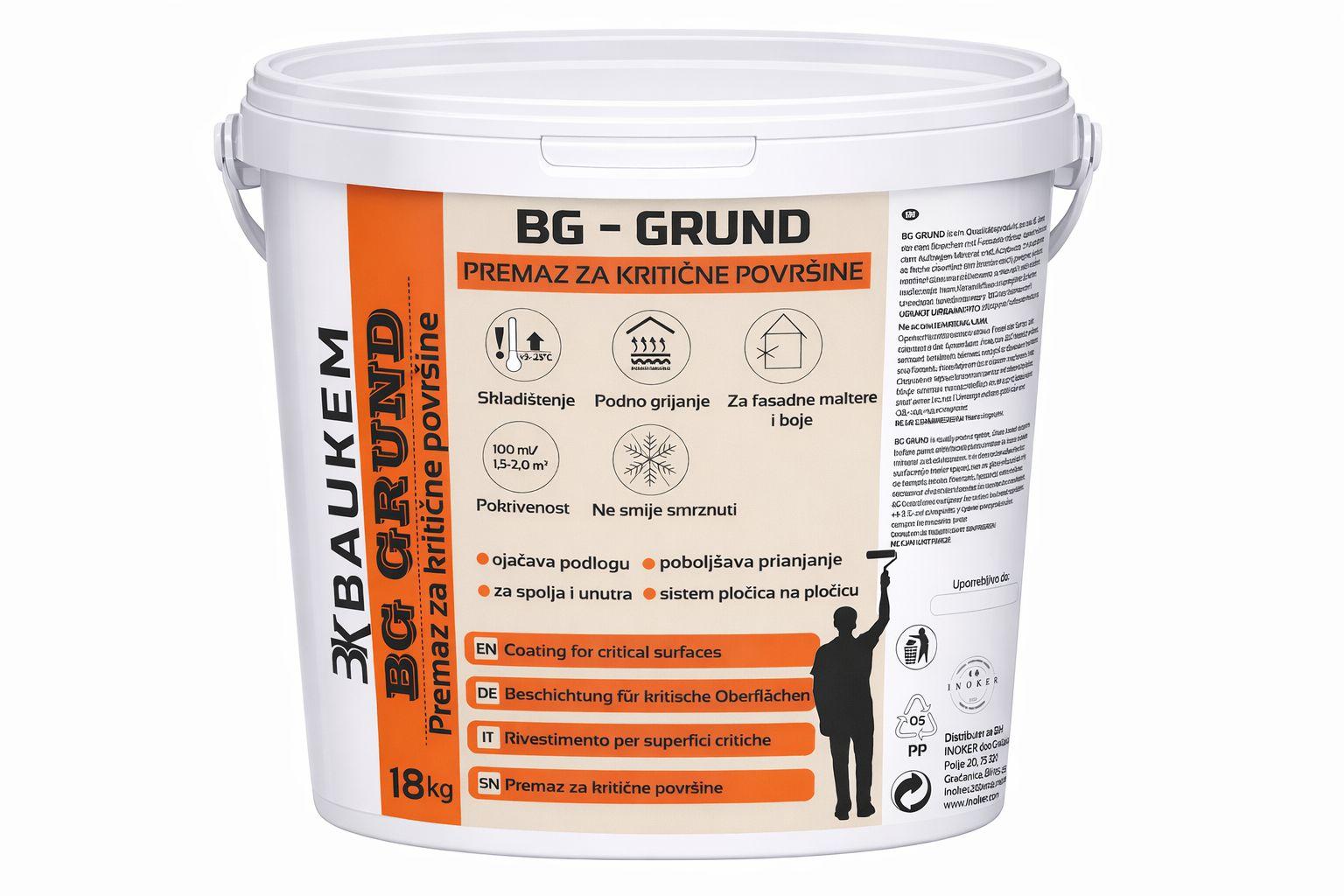 Baukem grund podloga 18kg sa kvarcom