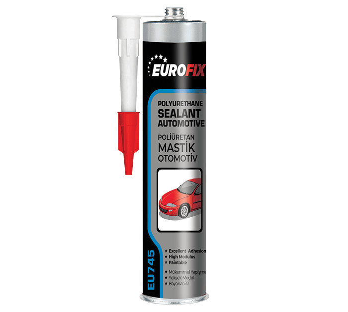 Silikon zaptivna masa 310ml crni EU745 Eurofix klebt+dichte