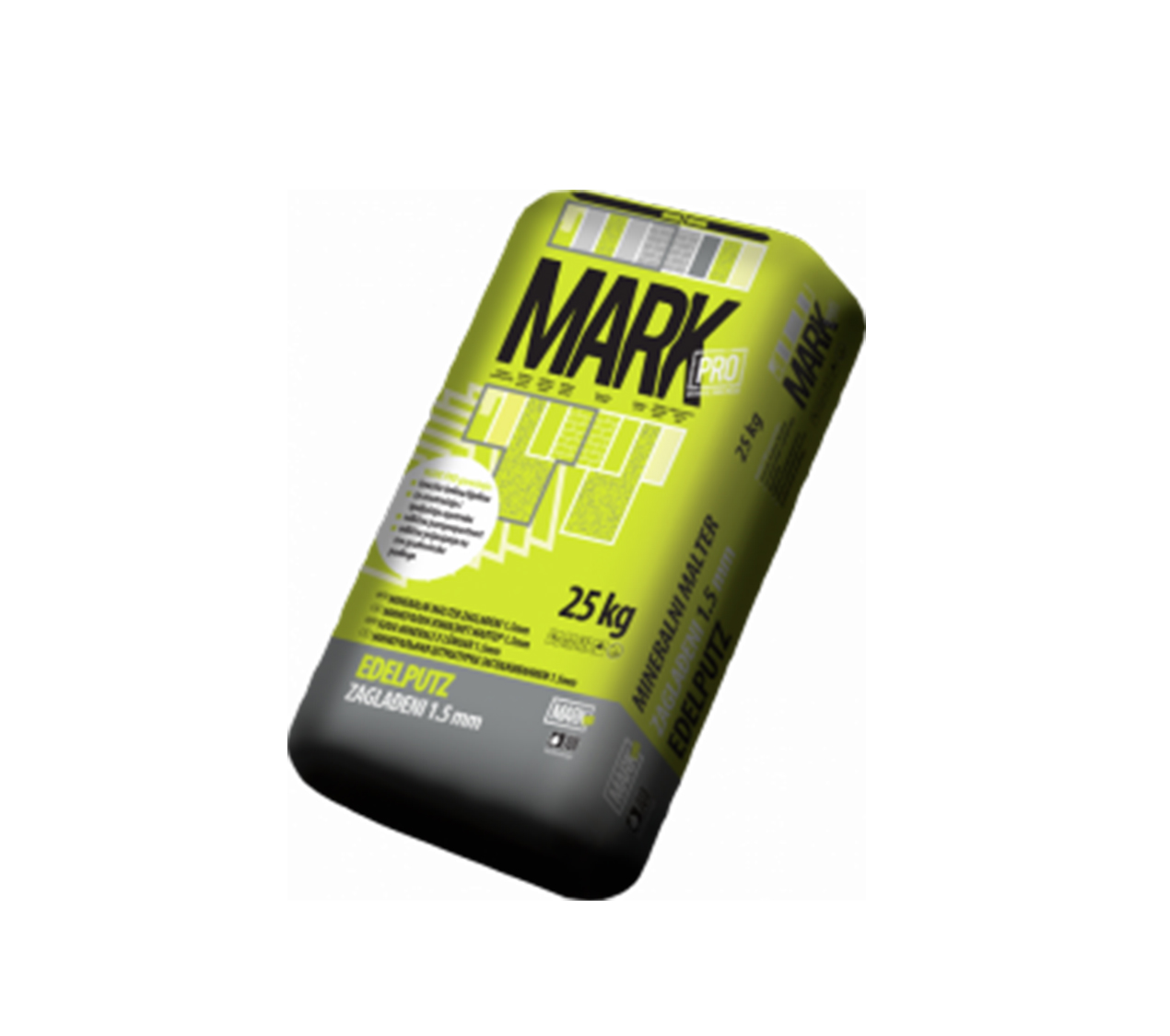 Jub MARKpro 1,5mm zaribani crvići 25kg edelputz fasada