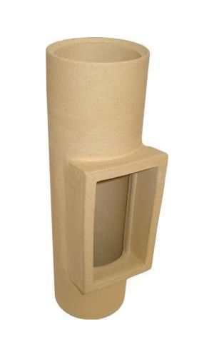 Priključak za vrata dimnjaka fi 16 cm, šamotni  Rohr Kamin