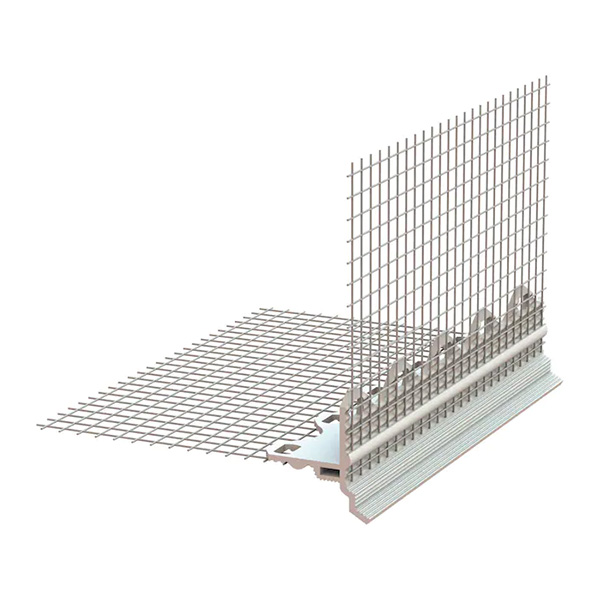 Okapnica pvc profil s mrežicom za fasadu 10x15cm 2,5m