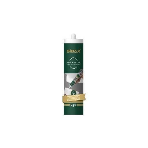 Silikon montažno ljepilo 280ml NS58 akrilik Sibax