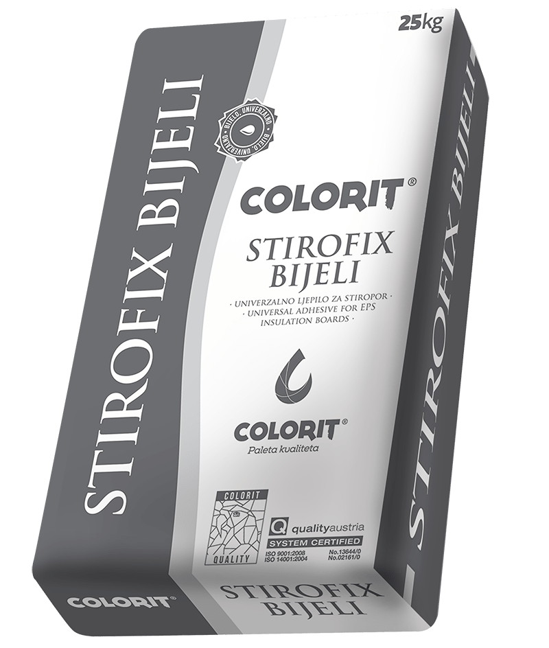 Colorit stirofix bijelo ljepilo za stiropor 25kg