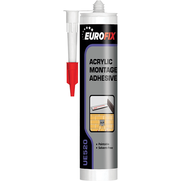 Silikon montažno ljepilo 310ml UE520 Eurofix acrylic flexi nail