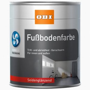 OBI boja za pod srebrno bež svileni sjaj 750 ml