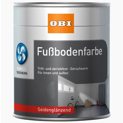 OBI boja za pod beton siva svilenkasti sjaj 750 ml