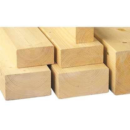 Čvrsto drvo NSI od smreke 80 mm x 100 mm x 2500 mm