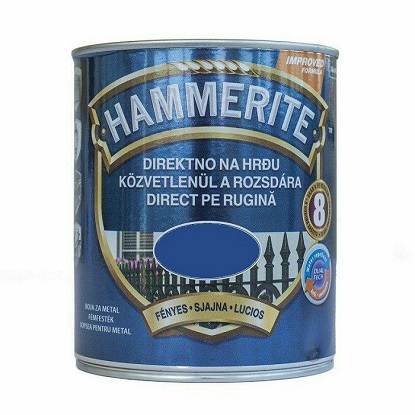 Hammerite sjajni lak 3u1 tamno plava 750 ml