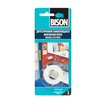 Bison obostrano ljepljiva traka od pjene 1,5m x 19 mm