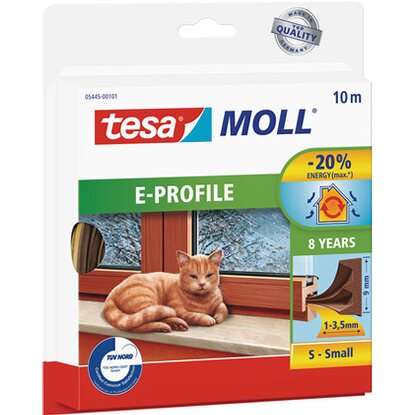 Tesamoll gumeno brtvilo za prozore i vrata classic E-Profil smeđa 6 m