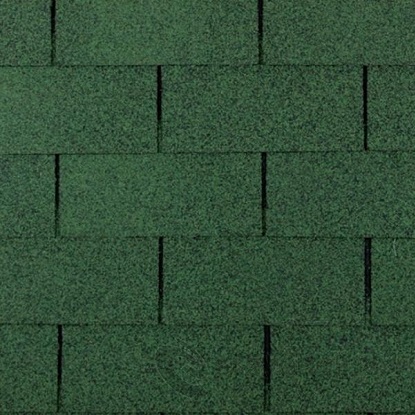 Guttatec bitumenska šindra pravokutna zelena 3 m²