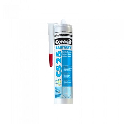 Ceresit CS 25 sanitarni silikon 300 ml, transparenti