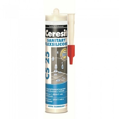 Ceresit CS 25 sanitarni silikon 300 ml, jasmin 40
