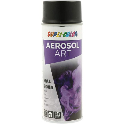 Dupli-Color Aerosol art lak sprej RAL 9005 crni mat 400 ml