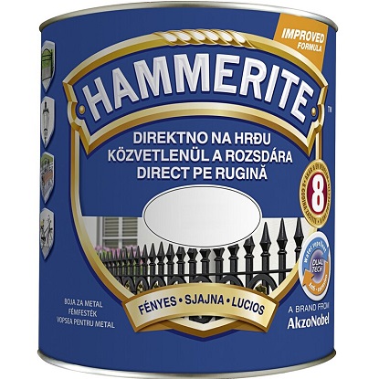 Hammerite sjajni lak 3u1 bijela 2,5 l