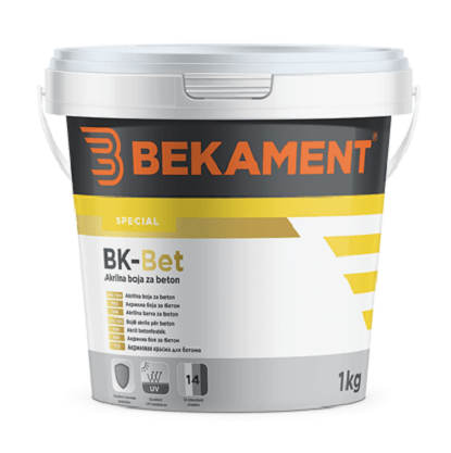 Bekament BK-Bet boja za beton žuta 1kg