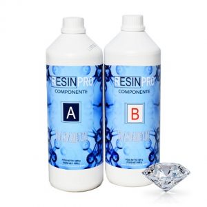 Epoksi smola dvokomponentna transparentna do 2 cm 1,60 kg