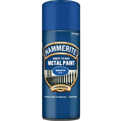 Hammerite sprej 3 u 1 sjajni lak plavi 400 ml