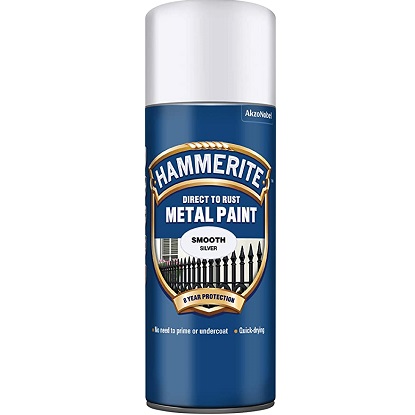 Hammerite sprej 3 u 1 sjajni lak srebrni 400 ml