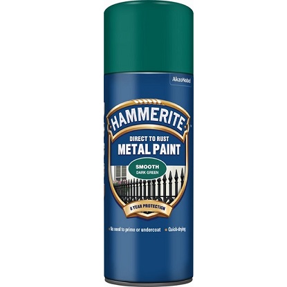 Hammerite sprej 3 u 1 sjajni lak zeleni 400 ml